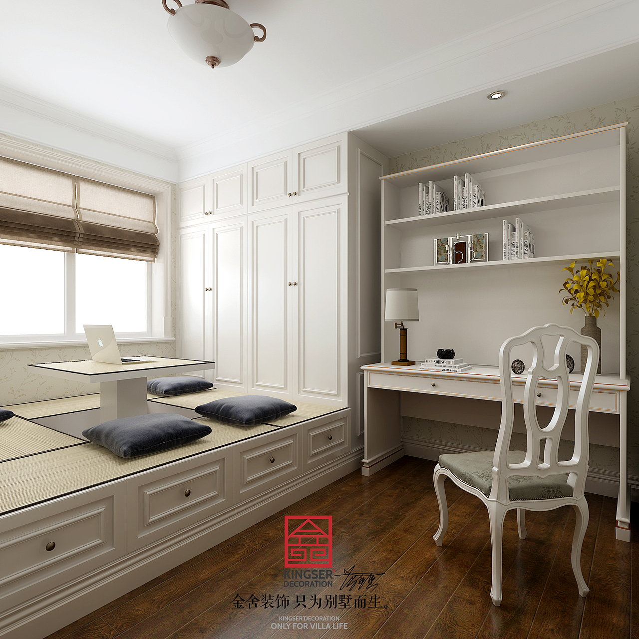 原河名墅装修-原河名墅美式装修设计