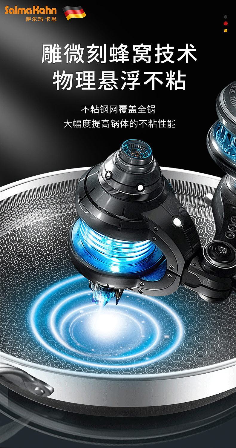 不锈钢炒锅详情（图ZMjUxMDcxMTI0） - 海报 - 站酷设计师beanvior原创素材 - 站酷ZCOOL