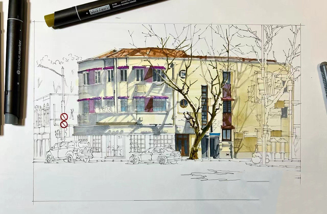 南昌手绘考研培训｜建筑手绘｜景观手绘｜环艺｜视传（图ZMjg3OTcwMzc2） - 绘画 - 站酷设计师南昌手绘考研原创素材 - 站酷ZCOOL