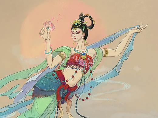 飞天（个人主页-ZMzgxMTk4MTI=） - 创作习作 - 站酷设计师爱画就行原创素材 - 站酷ZCOOL