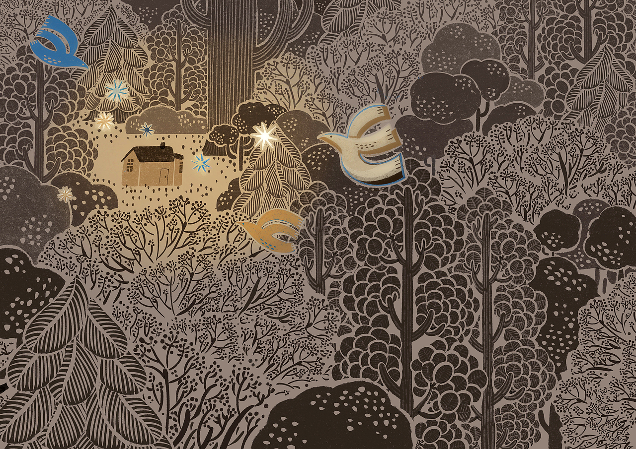 微茫（图ZMzc5ODkzOTgw） - 艺术插画 - 站酷设计师邵小花卷原创素材 - 站酷ZCOOL