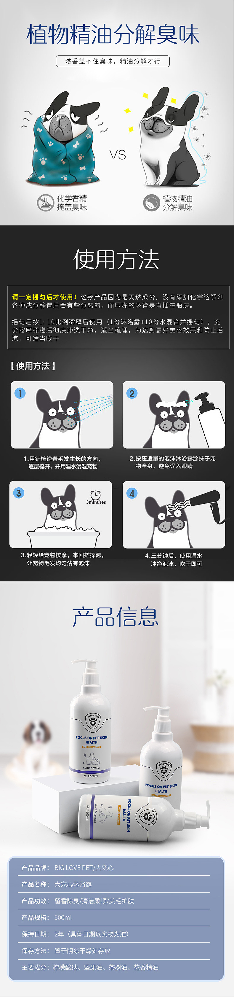 宠物沐浴露详情