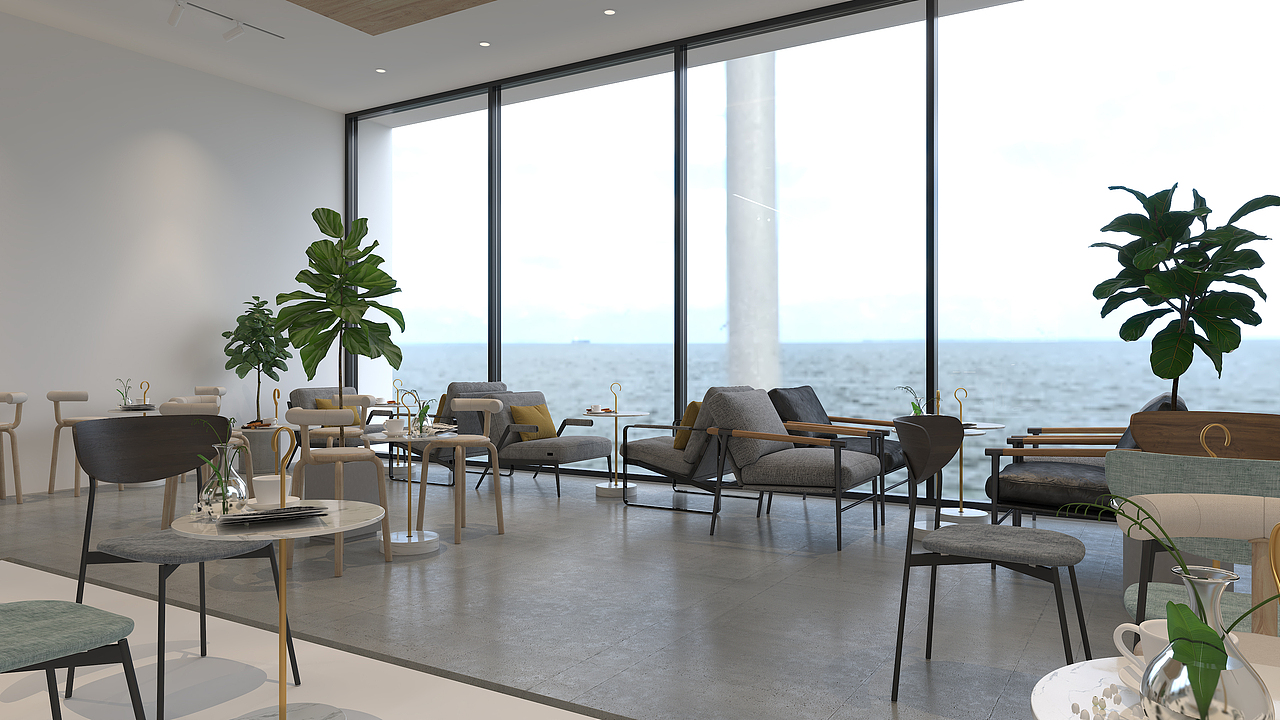 孤岛  咖啡 终端形象原创设计方案