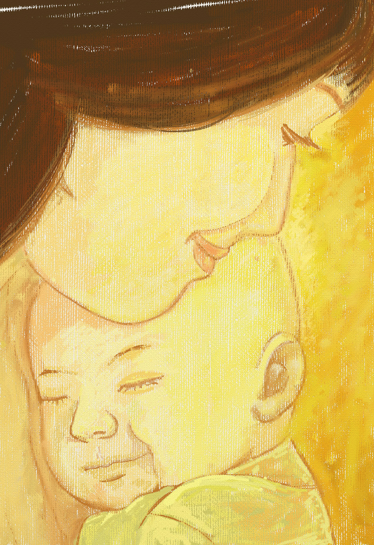 ipad绘画日志(关于亲情)