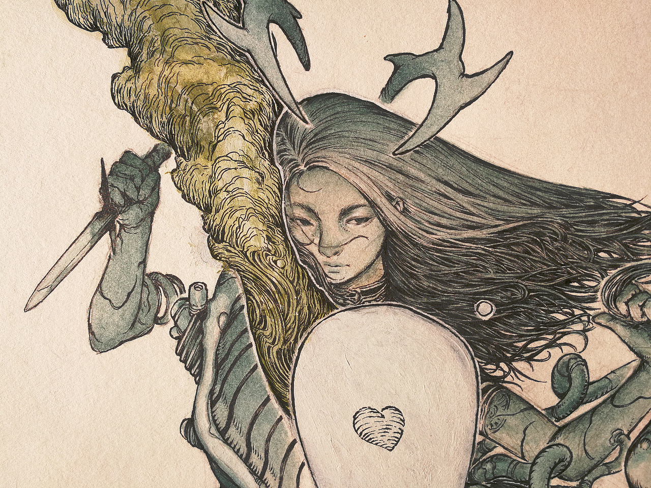Determination 決心 2019-01（图ZMTk4MDc1MDY0） - 艺术插画 - 站酷设计师我的药呢原创素材 - 站酷ZCOOL