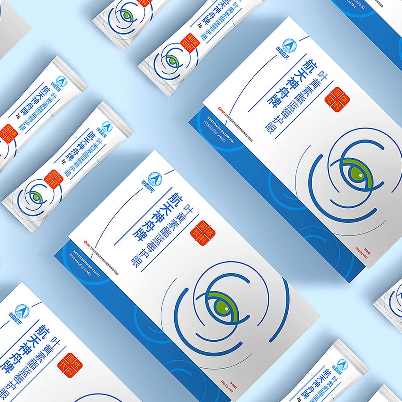 锦书品牌设计-护眼固体饮料包装设计（图ZMTU2NDE1MjI0） - 包装 - 站酷设计师杨玉光原创素材 - 站酷ZCOOL