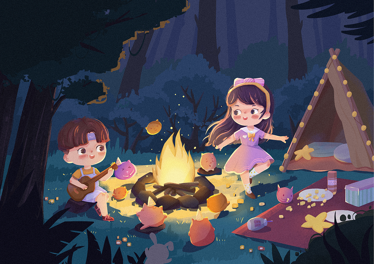 儿童插画近期作品