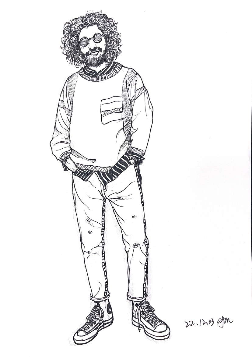 针管笔线性速写