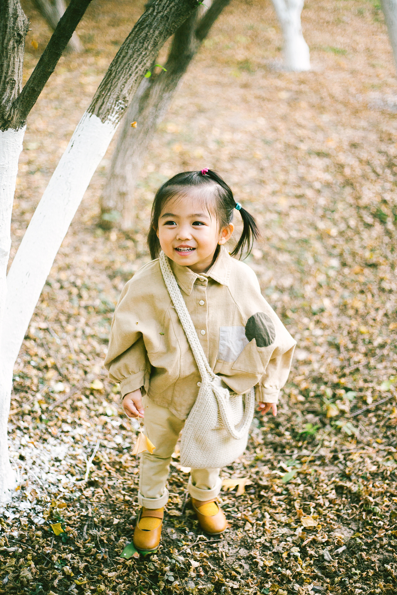 糖果色的秋天,甜甜的你