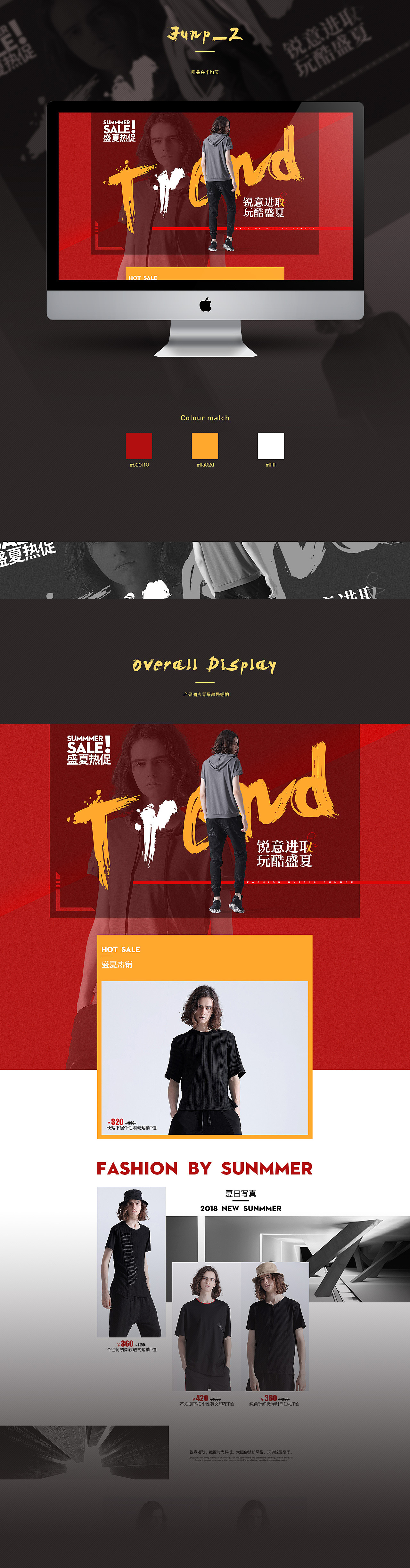 2018男装页面整理--唯品会半购页合集