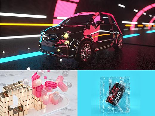 C4D制作练习合集—TVart | 北京