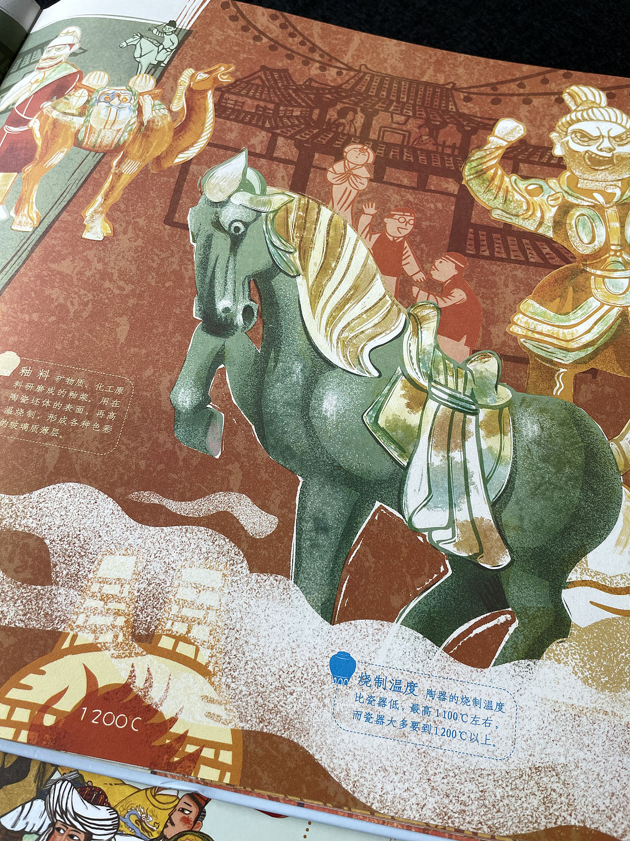 《汉唐盛世》《中国瓷器》绘本插图（图ZMjk2MDYyMDg4） - 绘本 - 站酷设计师GuangyuZZ原创素材 - 站酷ZCOOL