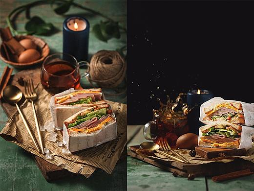 三明治食品拍摄