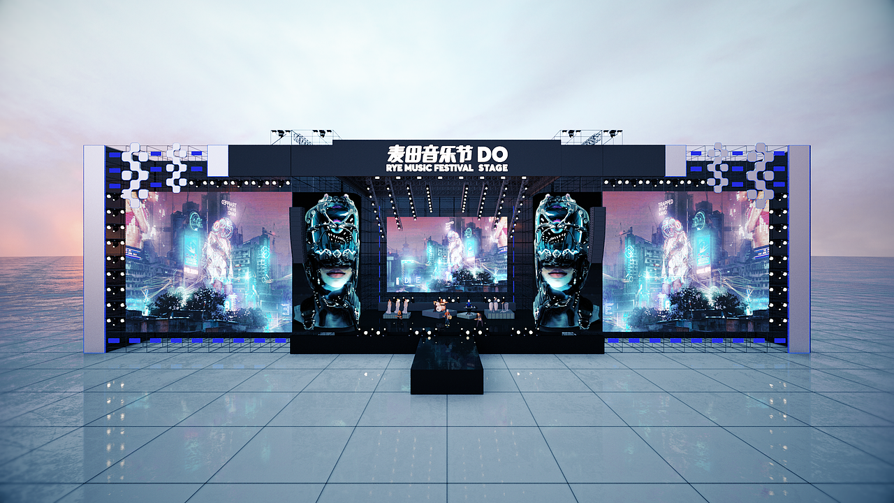 2021-青岛麦田音乐节舞美设计
