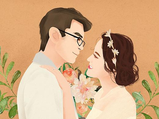 婚礼插画