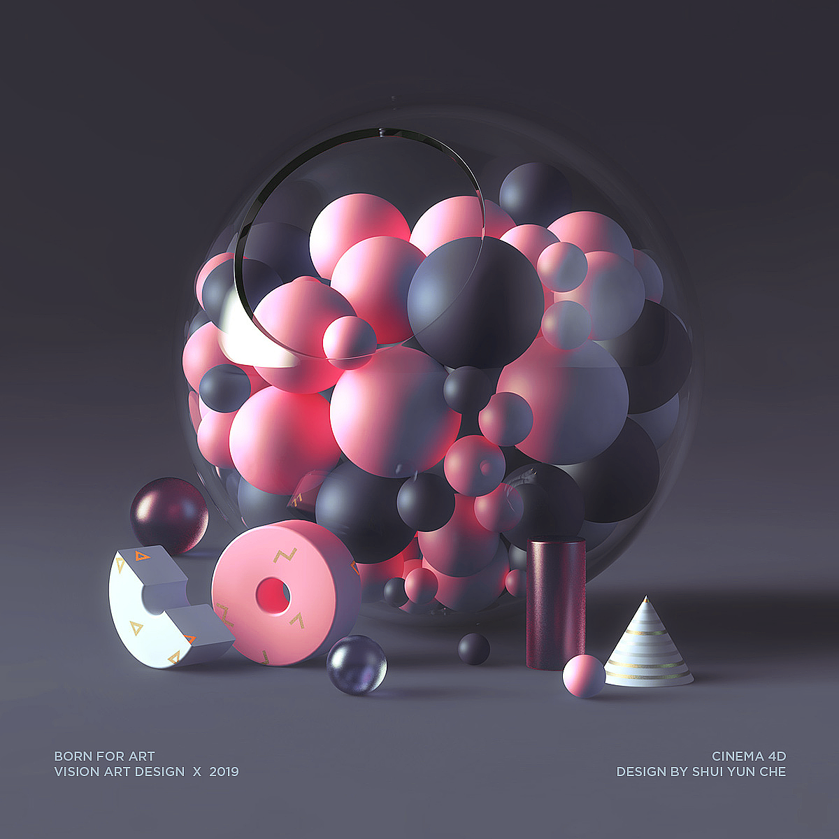 C4D视觉作品（图ZMjA1MzgyMDc2） - 其他三维 - 站酷设计师水云澈原创素材 - 站酷ZCOOL