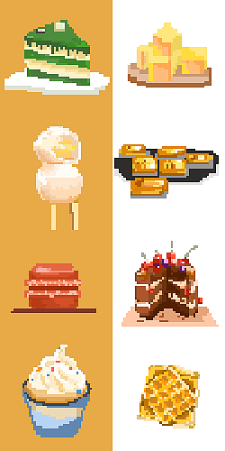 像素-甜点|插画|像素画|毛四mouse - 原创作品 - 站酷 (zcool)