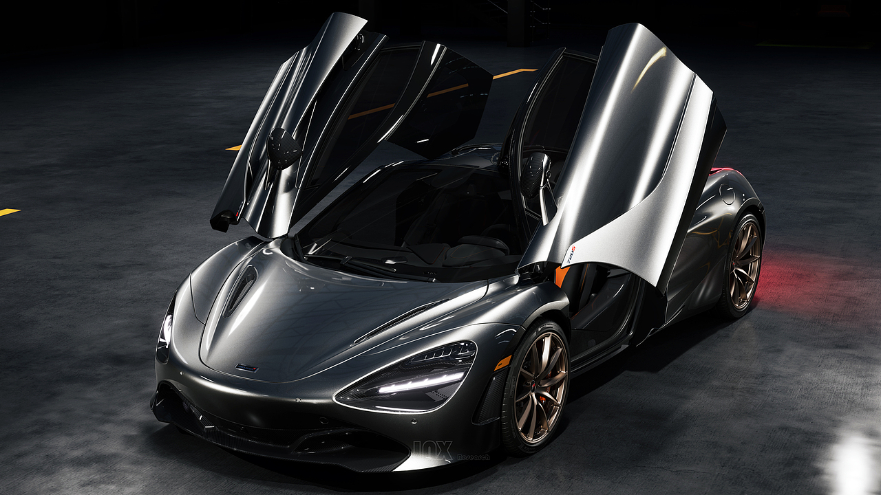 unreal engine 4.25 迈凯伦720s cg摄影 rtx