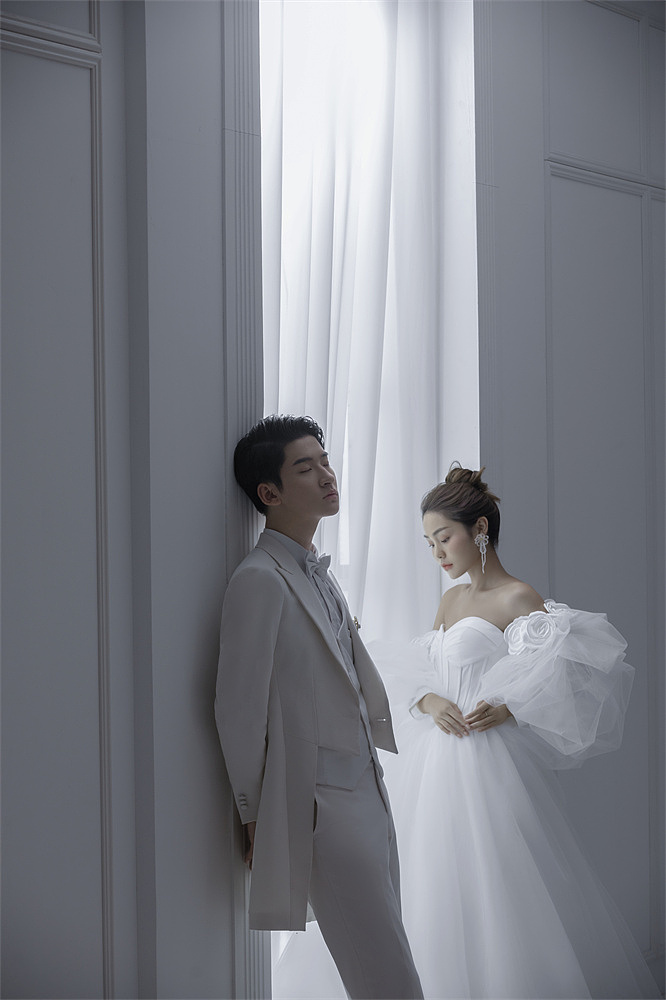 高级灰婚纱照
