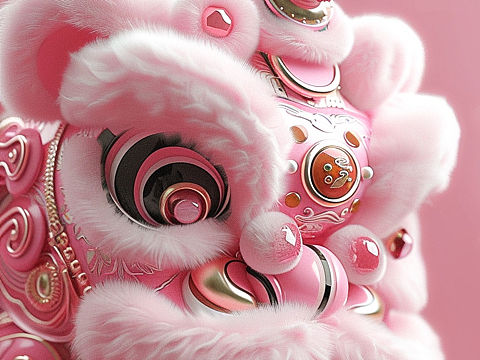 midjourney | 2024龙年大吉·醒狮 | 完整咒语
