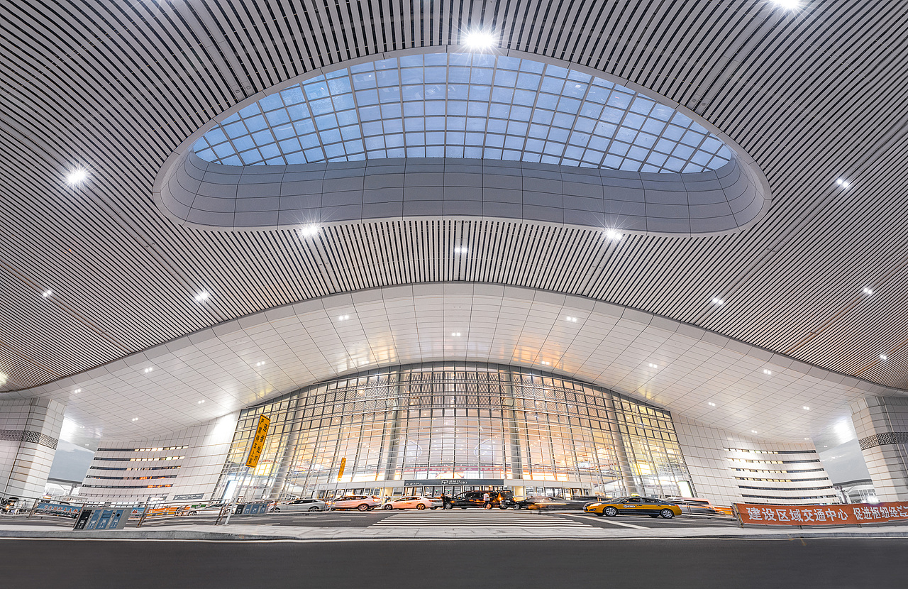 徐州东站高铁站的盛世美颜（图ZMjY0MTc2NzIw） - 风光摄影 - 站酷设计师墨白MoBoo原创素材 - 站酷ZCOOL