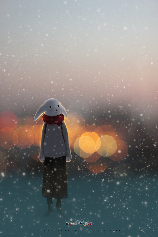 冬日的问候（图ZMjI1OTIwMzY=） - 商业插画 - 站酷设计师lost7原创素材 - 站酷ZCOOL