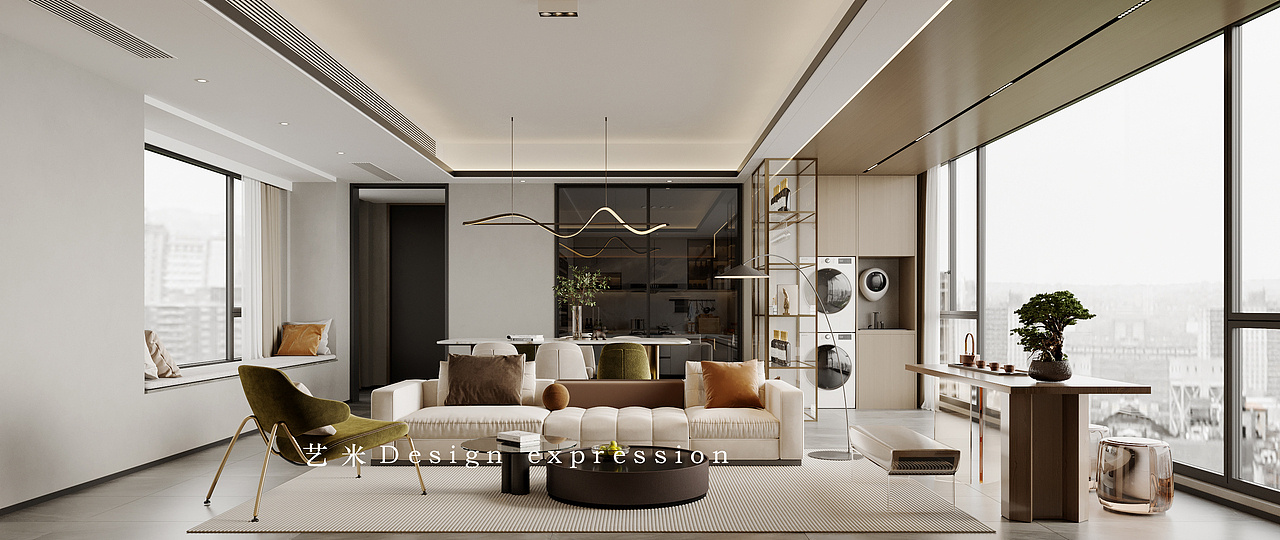 现代轻奢全屋-艺米效果图