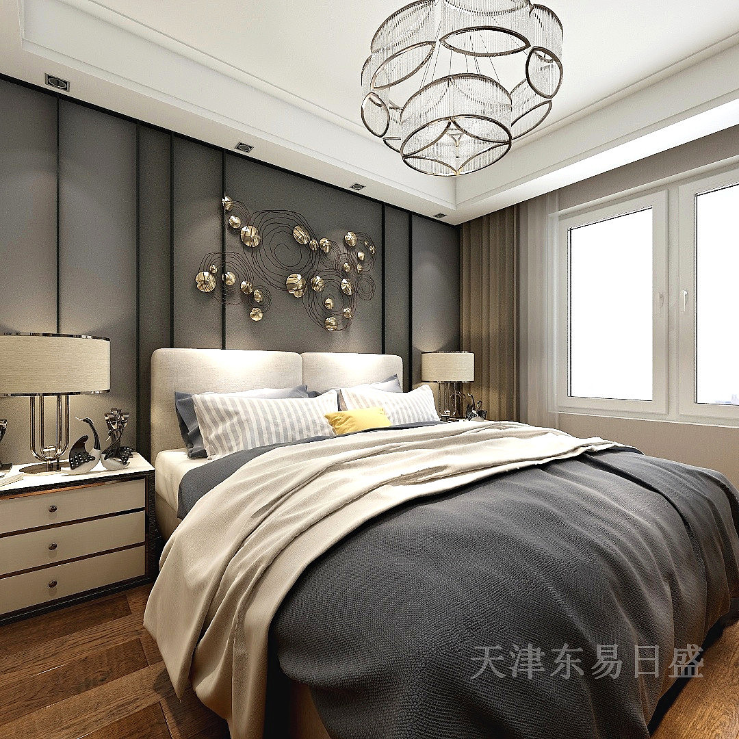 【天津东易日盛】125平米融创臻园简约风格装修效果图（图ZMTU3NTk4NDY4） - 家装设计 - 站酷设计师东易日盛天津原创素材 - 站酷ZCOOL