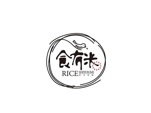 食米字体logo