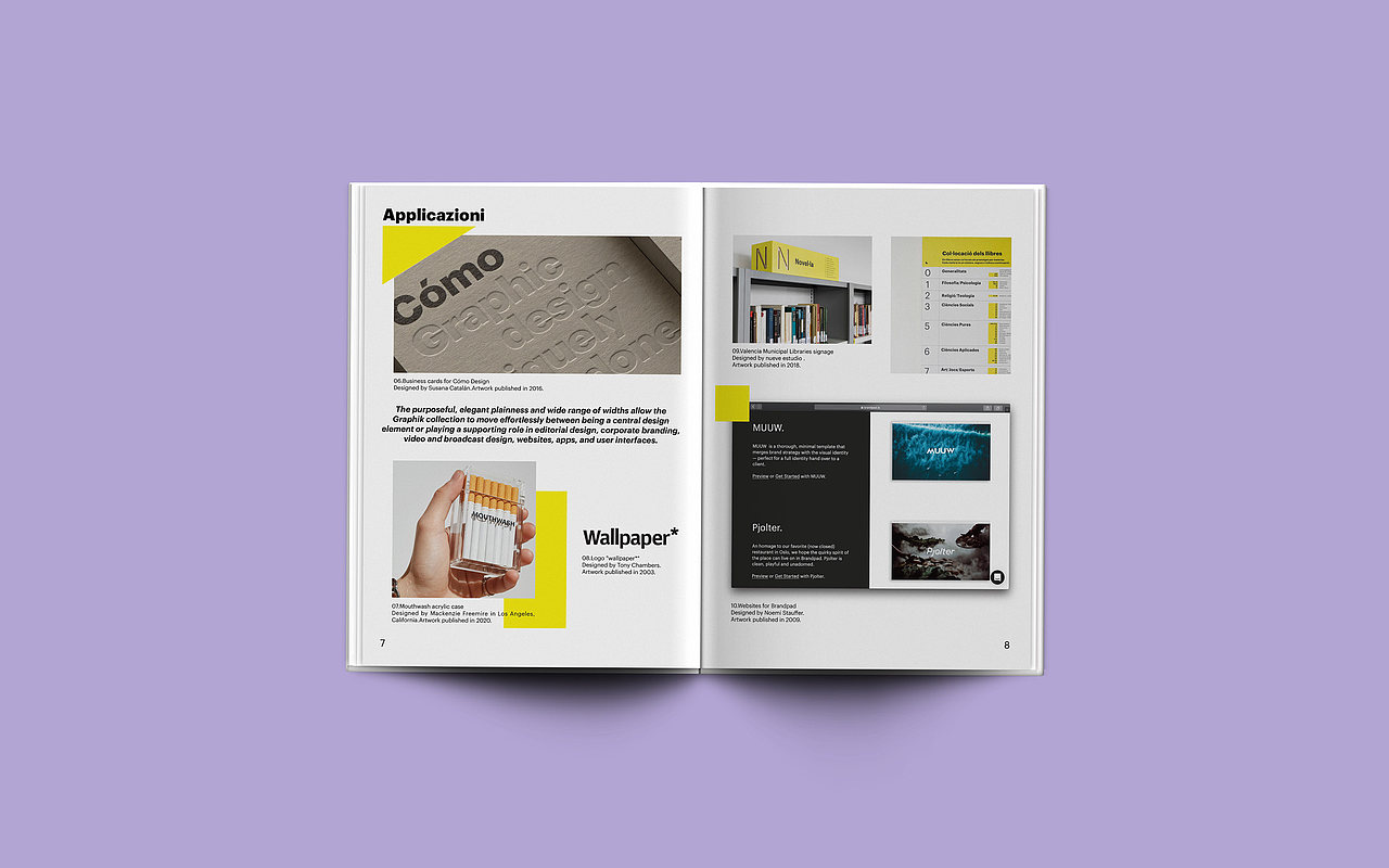 Type booklet-Graphik