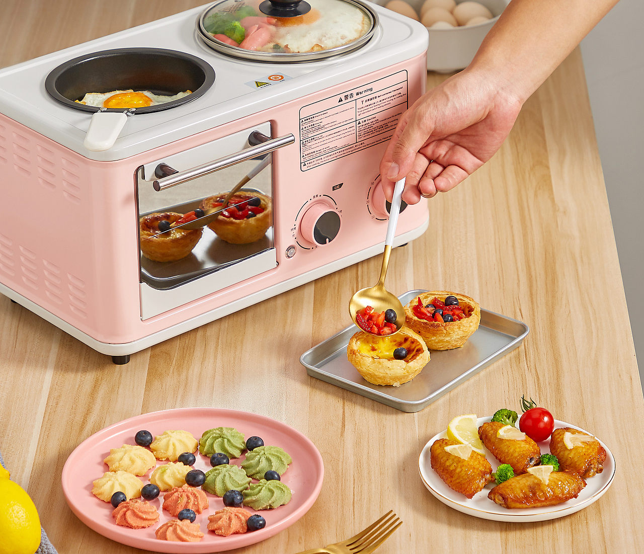 小家电场景丨多功能早餐机|摄影|产品摄影|慧影摄影 - 原创作品