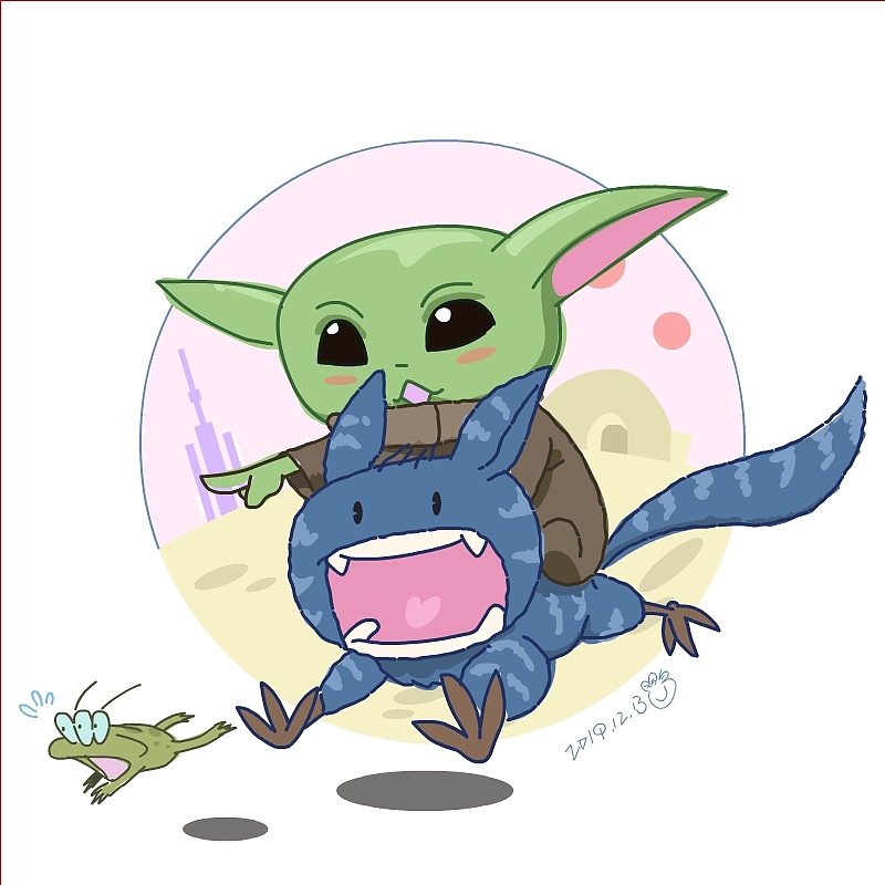 不定期更新曼达洛同人画（图ZMTkxMTI2MDk2） - 单幅漫画 - 站酷设计师吉祥曈曈原创素材 - 站酷ZCOOL