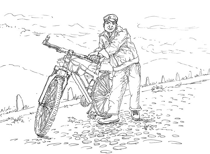 手绘滇藏线上的情书(一)(图ZMjYwMDk5Njg=) - 艺术插画 - 站酷设计师七七碰原创素材 - 站酷ZCOOL