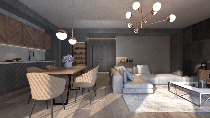 现代北欧风入户门