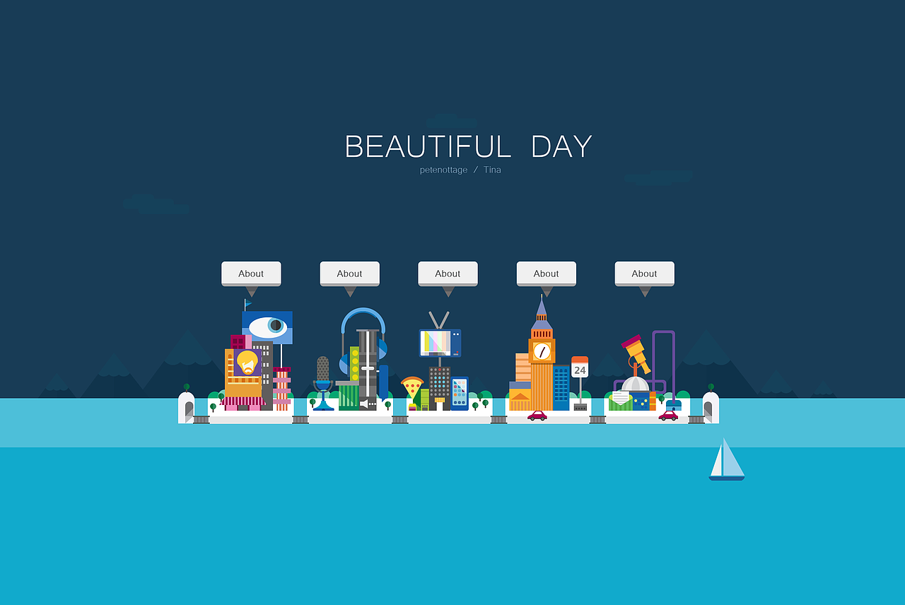 BEAUTIFUL DAY（图ZMjExMzY4NjA=） - 其他网页 - 站酷设计师TTina原创素材 - 站酷ZCOOL