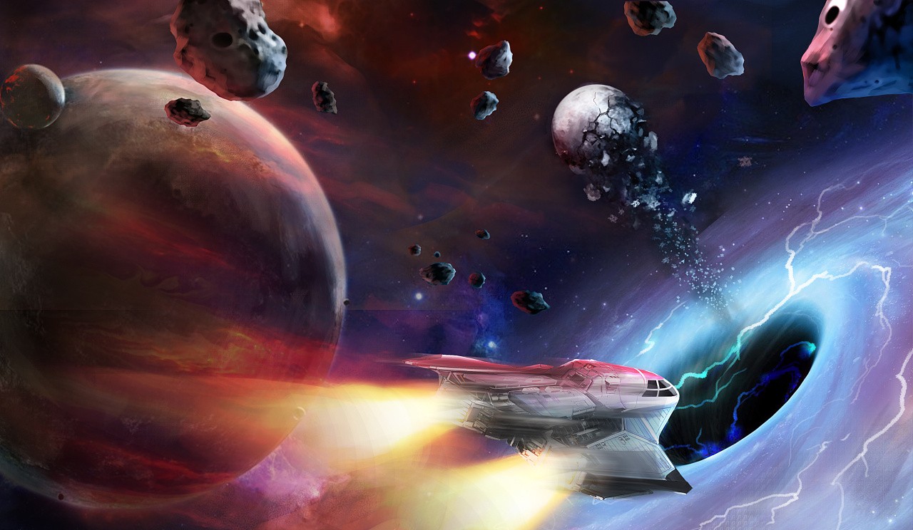 时空穿梭|插画|商业插画|清茶38度 - 原创作品 - 站酷 (zcool)