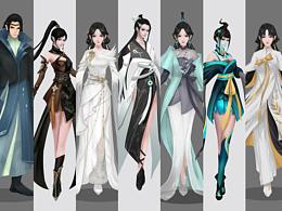 古风服饰设计 练习合集