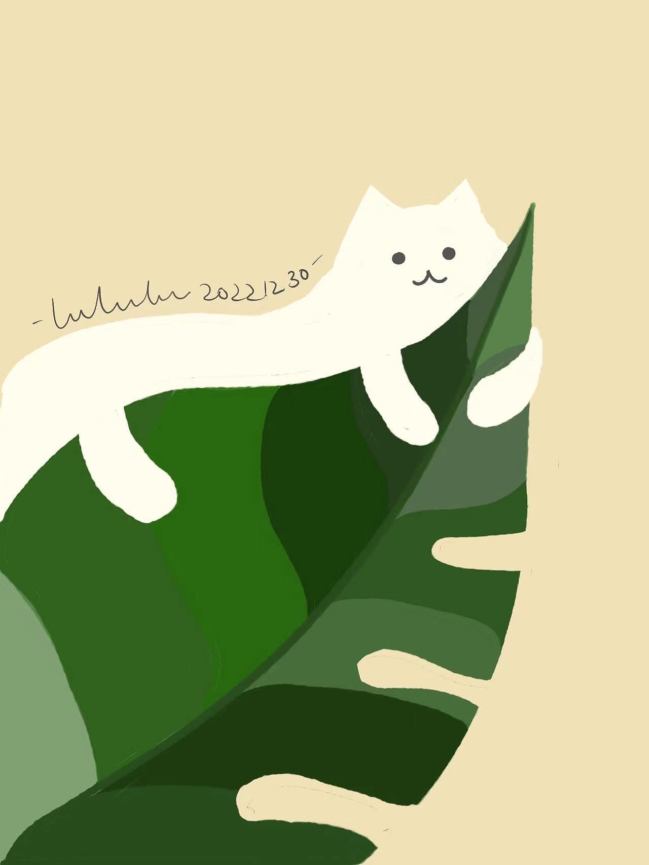 可爱儿童插画19-临摹可爱猫咪（图ZMzI2NjY1MDEy） - 创作习作 - 站酷设计师路云清原创素材 - 站酷ZCOOL