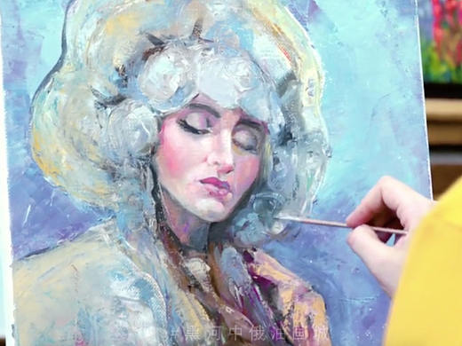 黑河中俄油画城