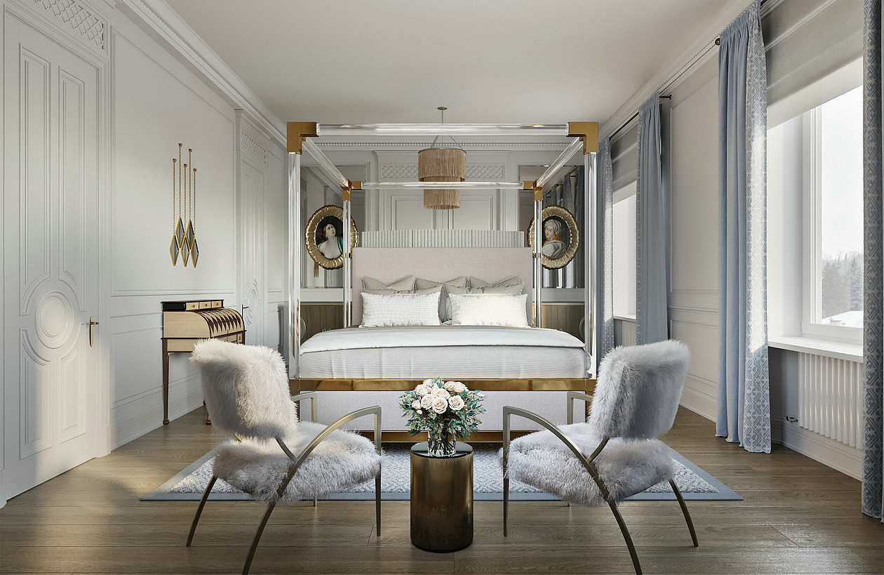 美式风格公寓（图ZMTQ0MDgyOTg0） - 家装设计 - 站酷设计师1992效果图李倩倩原创素材 - 站酷ZCOOL