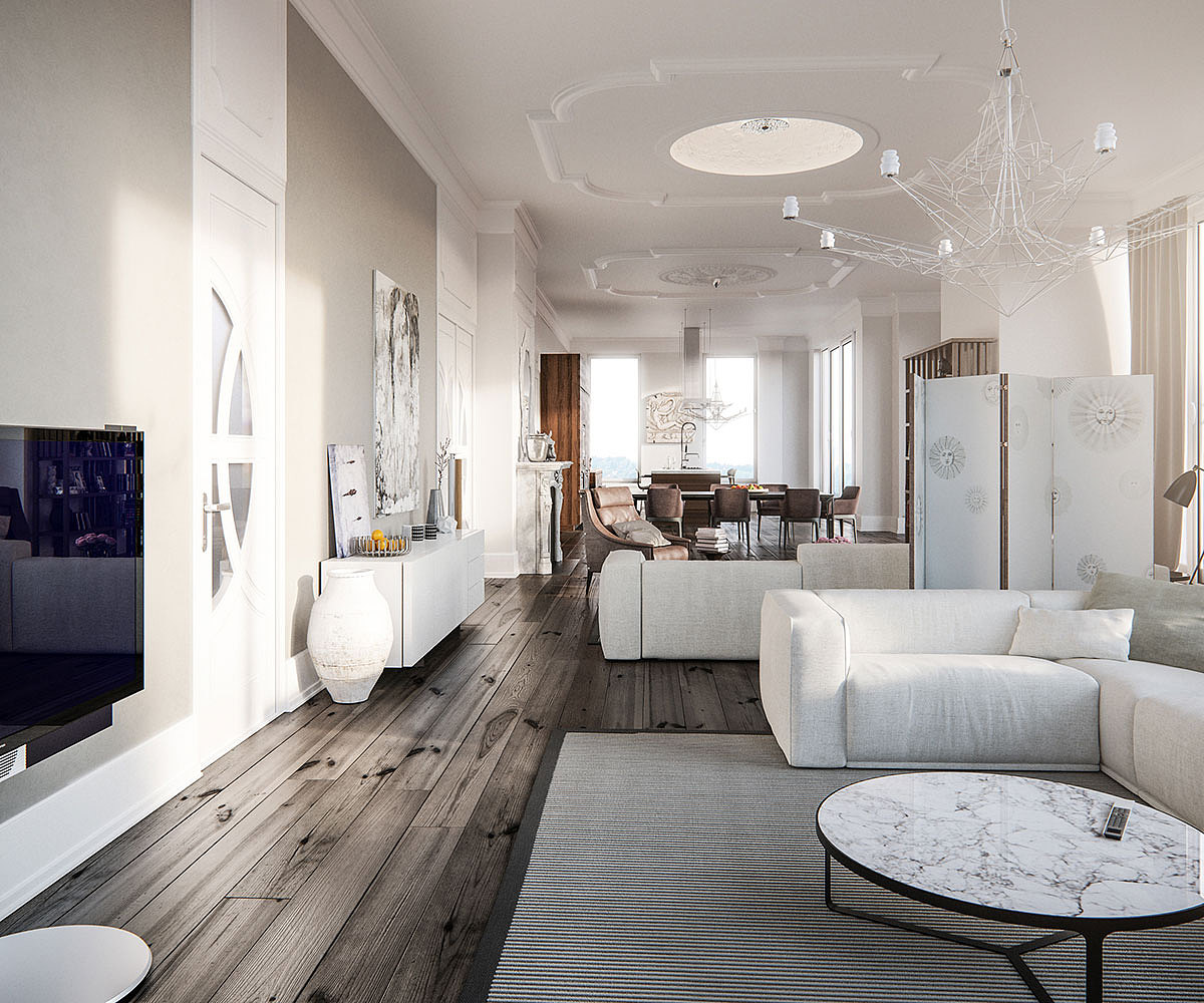 ZINGVR 室内设计CGI作品:顶楼楼阁