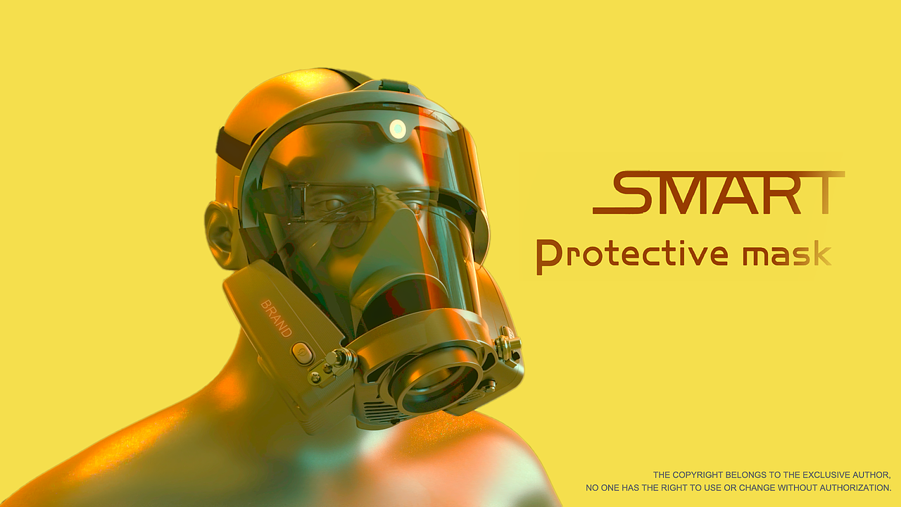 智能防护 呼吸面罩