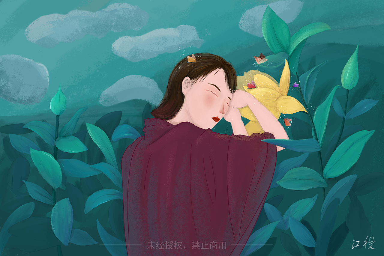 夏花（图ZMjUwNTc1MDQ0） - 创作习作 - 站酷设计师江嫚嫚原创素材 - 站酷ZCOOL