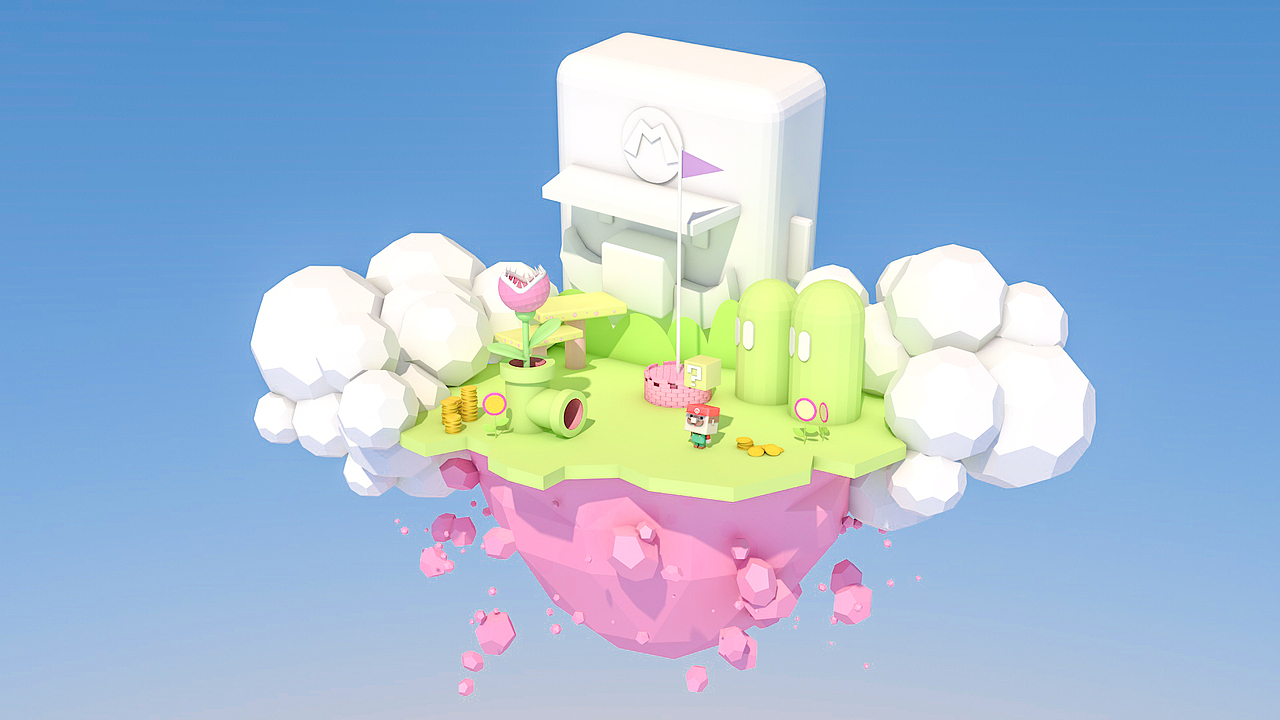 c4d|三维|场景|桃总威武_原创作品-站酷zcool