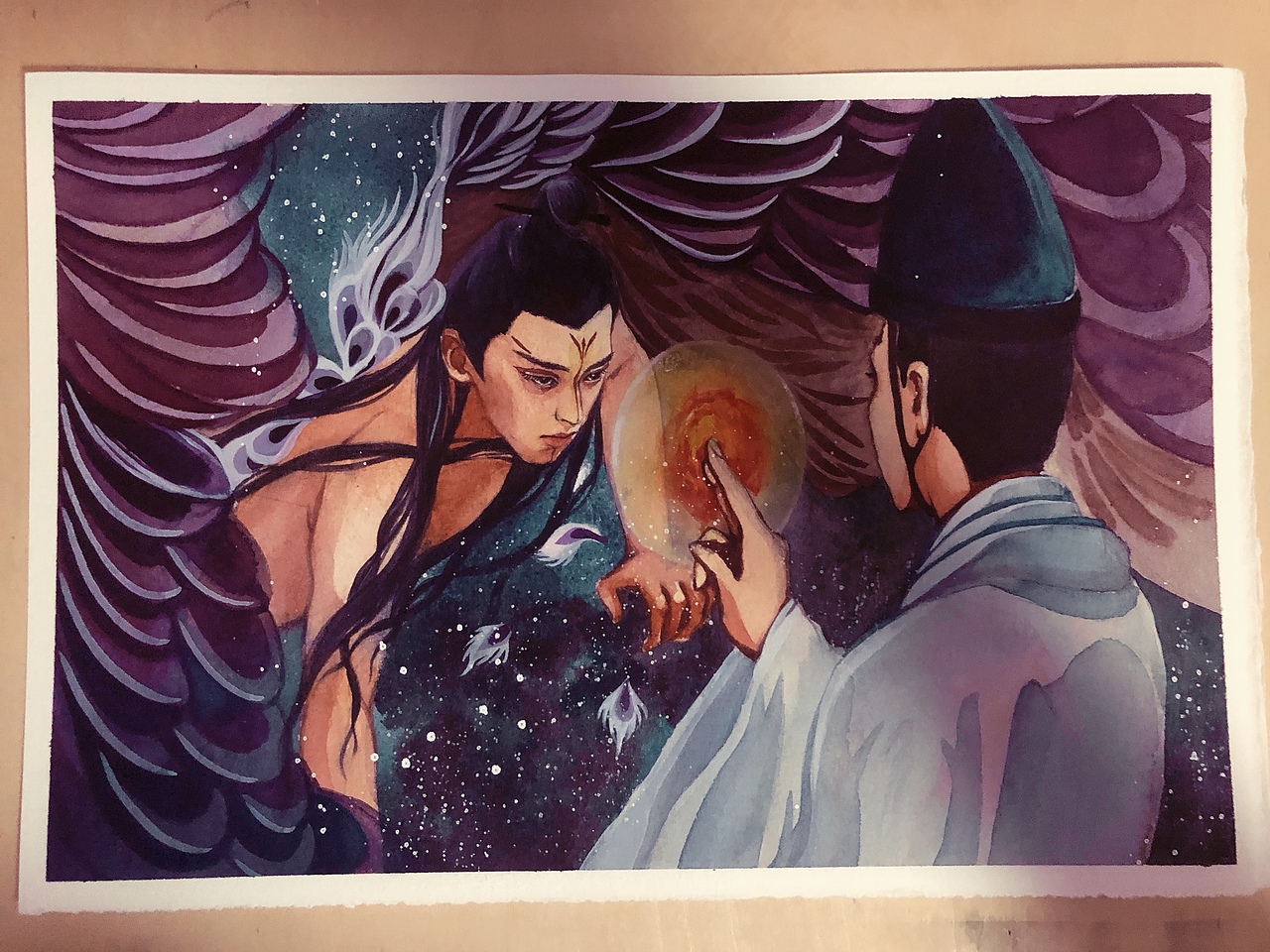 晴雅集水彩|插画|创作习作|红九儿_原创作品-站酷zcool