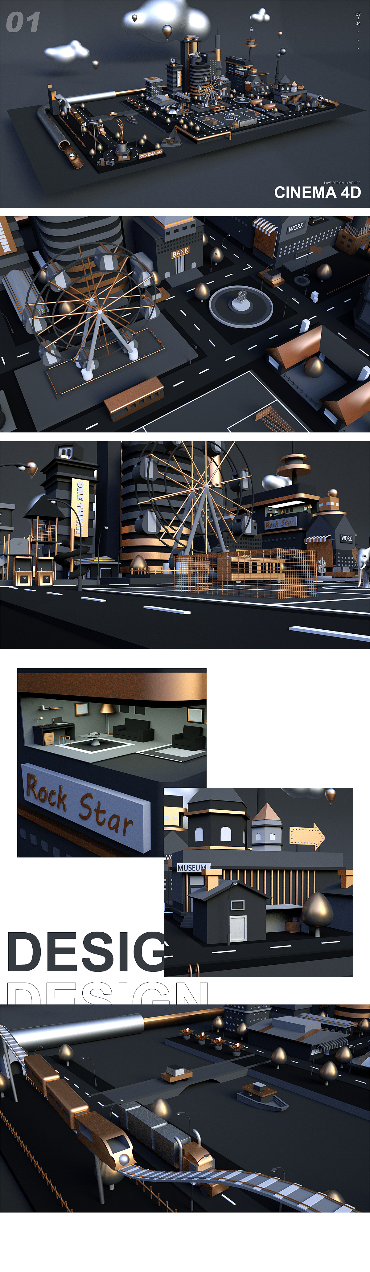 C4D练习（图ZMjE0OTM3Mjc2） - 场景 - 站酷设计师阿斯顿魔法士原创素材 - 站酷ZCOOL