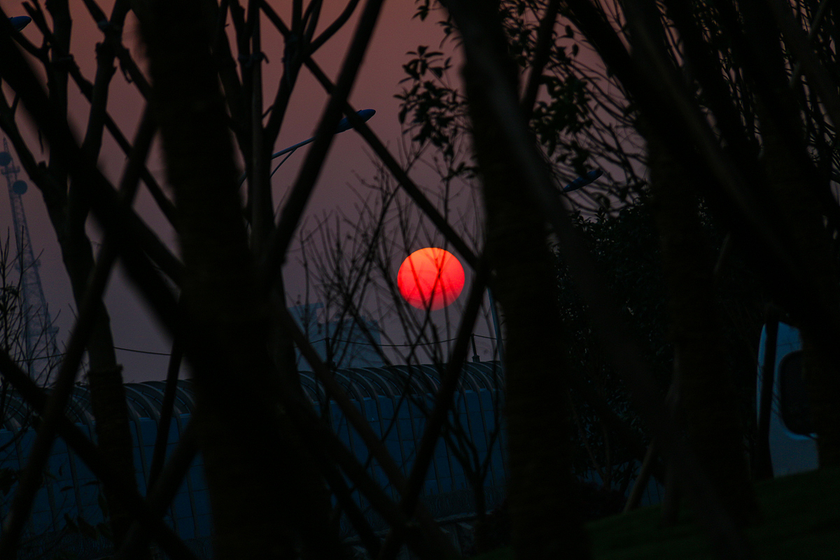 一支烟的功夫，太阳就落山了（图ZNjIwNDE4OTY=） - 风光摄影 - 站酷设计师阳先森原创素材 - 站酷ZCOOL