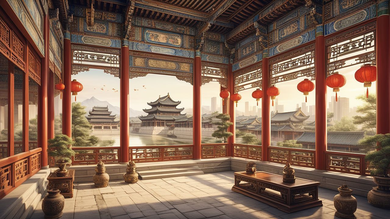 长安城（图ZMzYzNDczNjU2） - AI作品 - 站酷设计师Z35239701原创素材 - 站酷ZCOOL