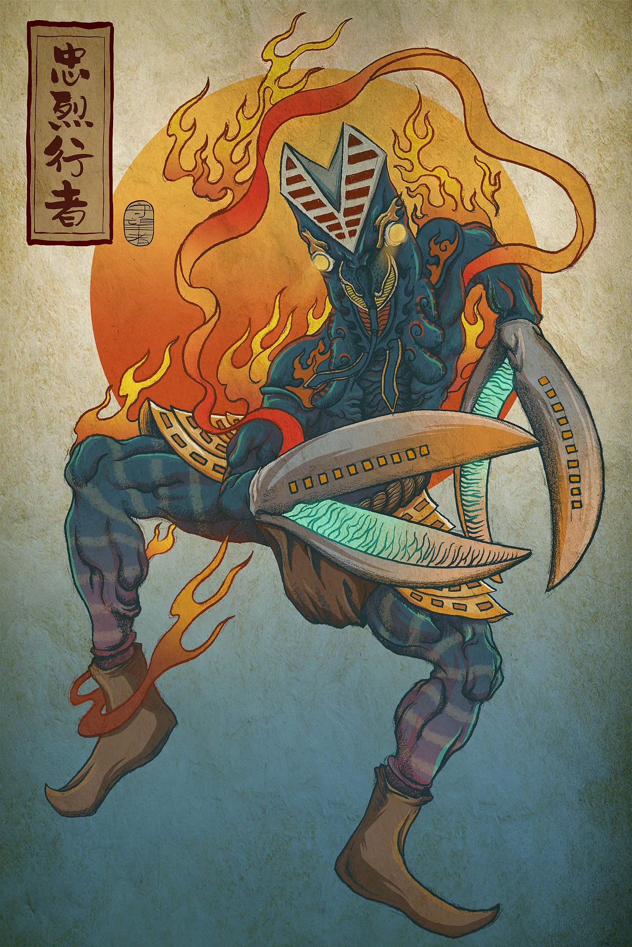 浮世绘大怪兽系列新增四张