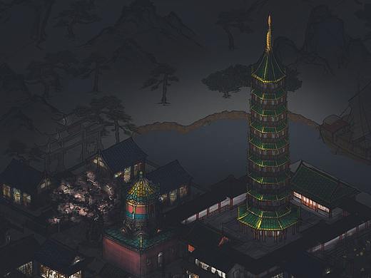 江南百景图——夜景01